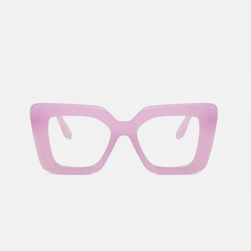 NEW Pink Oversize Fashion Glasses - Picture 2 of 9